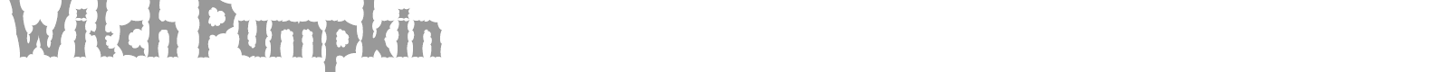 Witch Pumpkin font preview